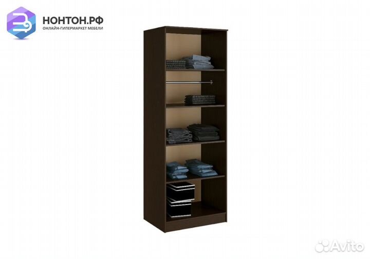 Шкаф двухстворчатый без зеркал Сакура венге / лоре