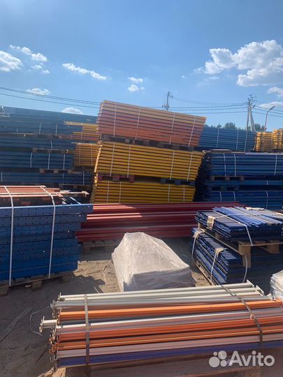 Стеллажи бу,2-13м