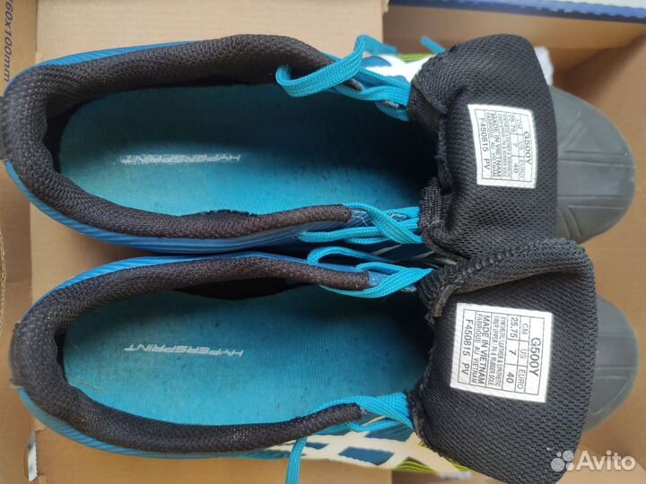 Шиповки Asics Hyper Sprint 6 (euro 40 / US 7)