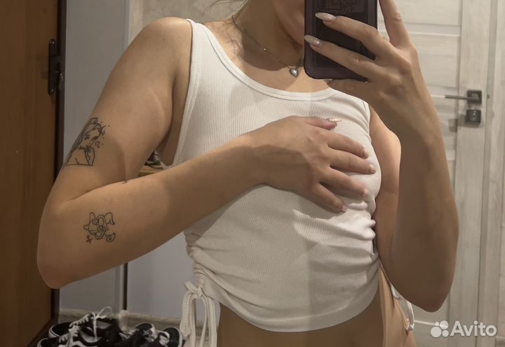 Майка топ белый House