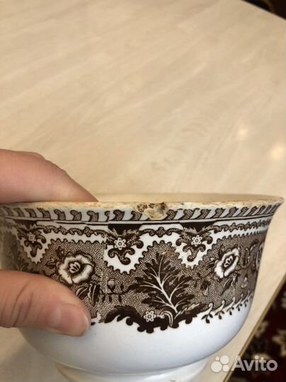 Тарелка старинная