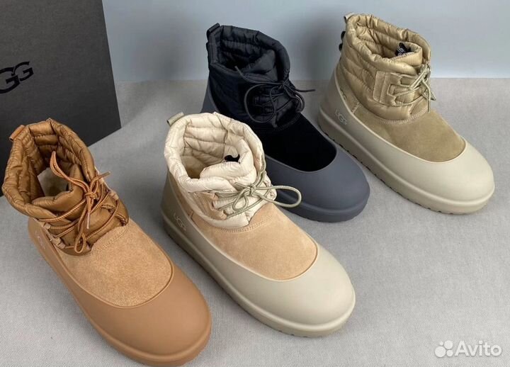 Угги UGG Classic Mini Lace-Up с галошей