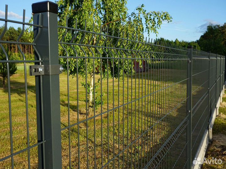 Заборы металлические на заказ 2 метра