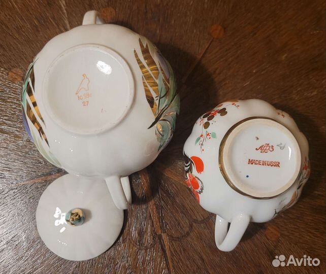 Сахарница Дулёво, молочник лфз