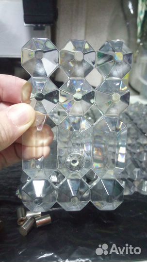 Подвески для хрустальных люстр, бра СССР