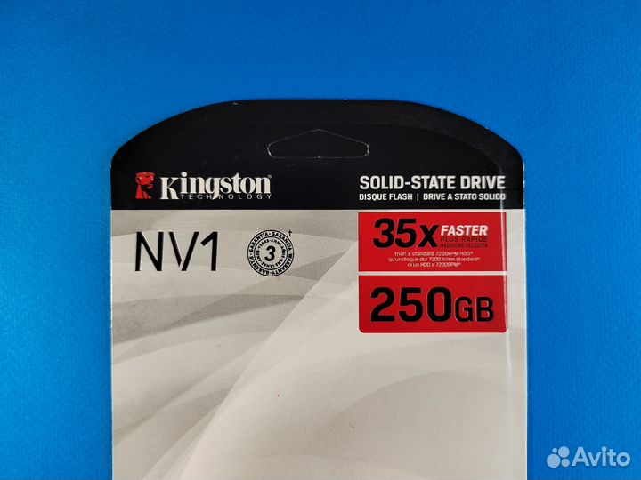 Kingston SSD M.2 2280 250гб