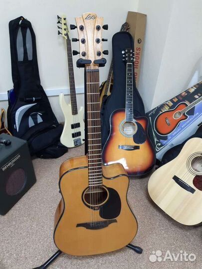 Электроакустическая гитара lag tramontane T66DCE