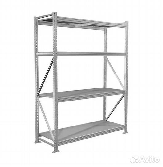 Стеллаж металлический среднегрузовой
