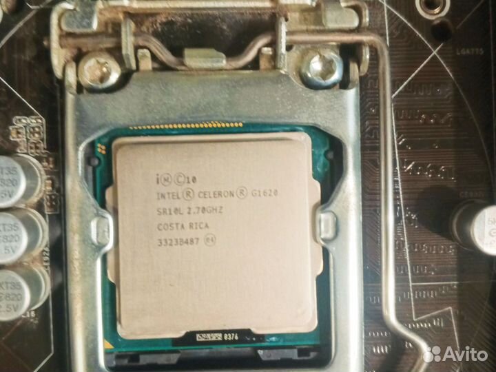 Материнская плата 1155 с процессором и озу