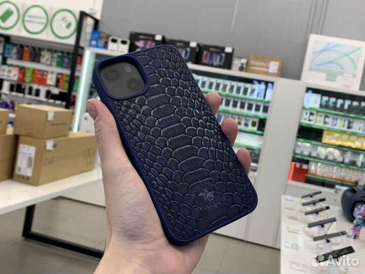 Стильный кожаный чехол для iPhone