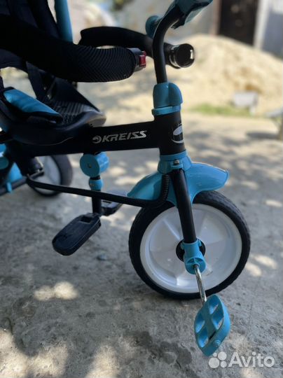 Велосипед трехколесный с ручкой