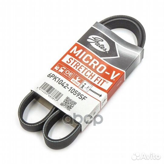 Ремень поликлиновой Micro-V StretchFit ford FOC