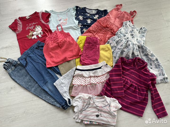 Вещи пакетом на девочку 4 года