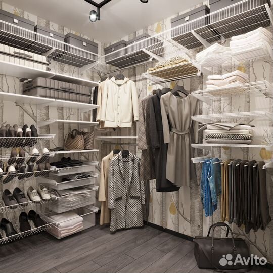 Гардеробная система Титан (Titan-GS) под ключ