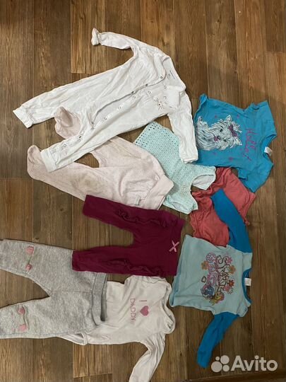 Пакет вещей на девочку 80