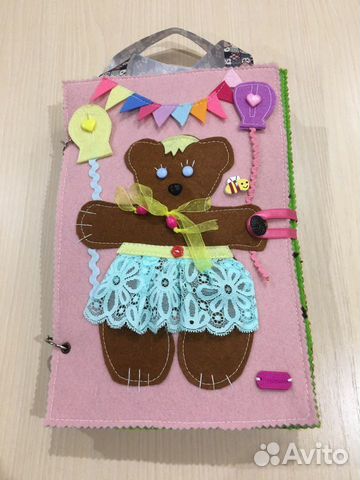 Развивающая книжка из фетра