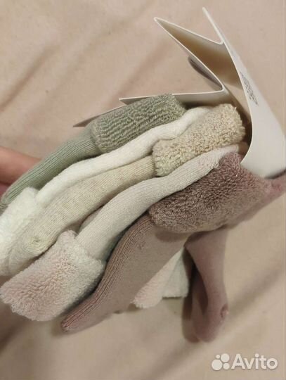 Носки махровые h&m 13/15 (1-3 мес)