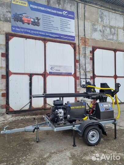 Буровая установка для скважин на прицепе