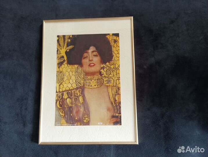 Постер 'Юдифь', фрагмент, художник Густав Климт