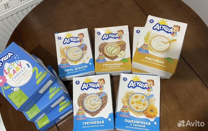 Смесь и каши Агуша