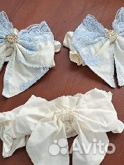 Бант на выписку (есть пеленка уголок)