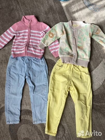 Пакет одежды для девочки 2-3 года