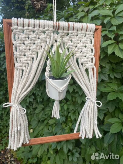 Настенное панно макраме
