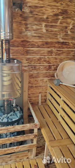 Семейная баня на дровах