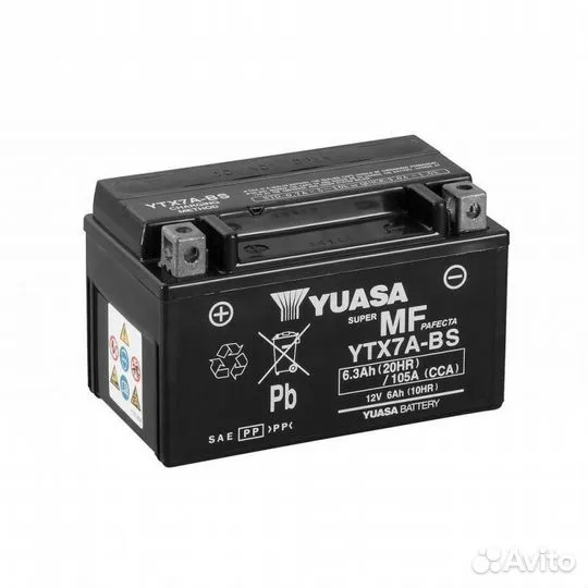 Аккумулятор Yuasa YTX7A-BS 8177