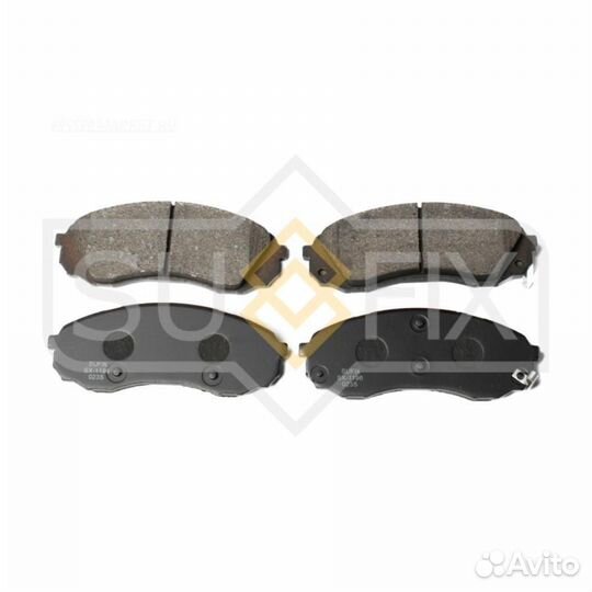 Sufix SX-1196 Колодки тормозные дисковые перед прав/лев