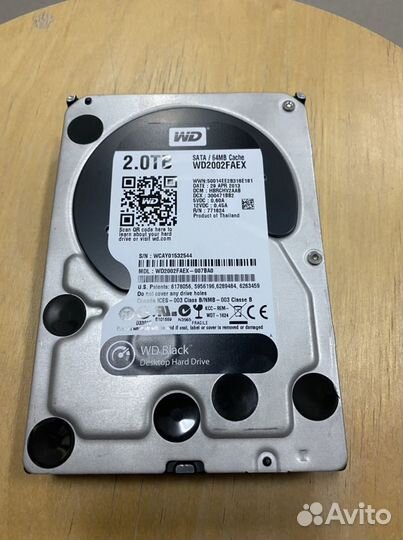 Жесткий диск WD Black 2002faex