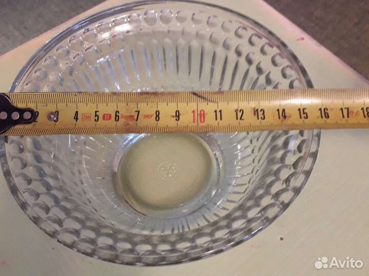 Ваза (вазочка,конфетница,салатница,розетка ) стекл