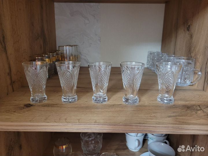 Фужеры хрустальные СССР