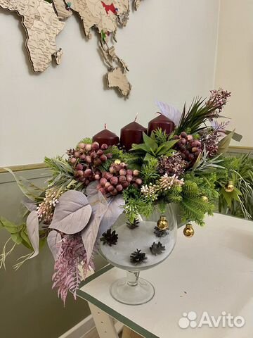 Новогодний подсвечник