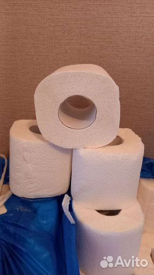 Туалетная бумага мешками, полотенца бумажные