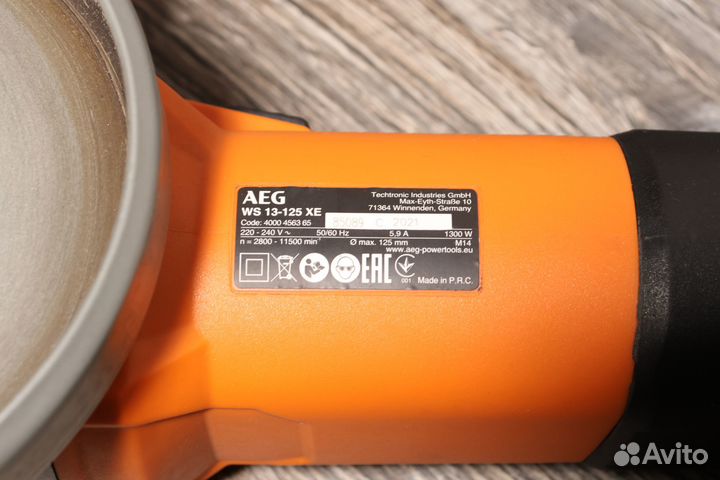 Угловая шлифмашина AEG WS13-125XE