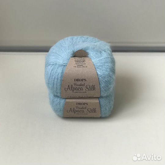 Пряжа Drops brushed alpaca silk (2 шт.)