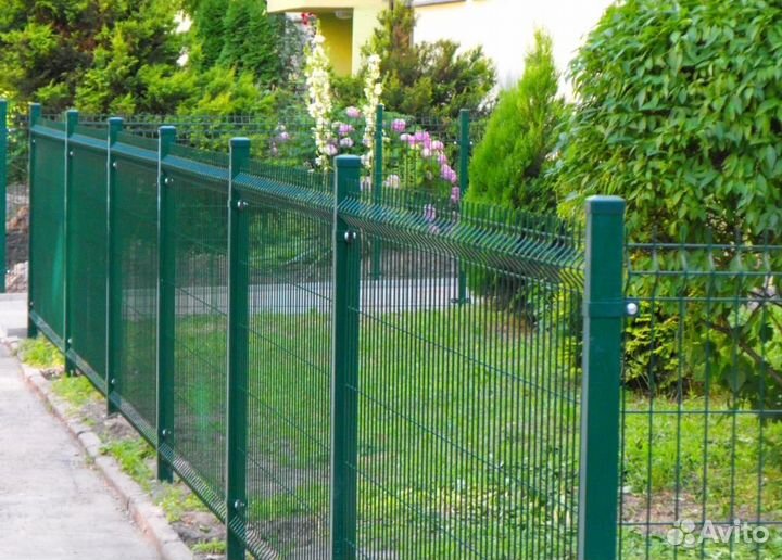 Забор металлический качественно под ключ