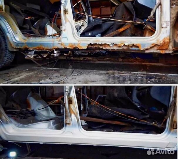 Замена порогов авто