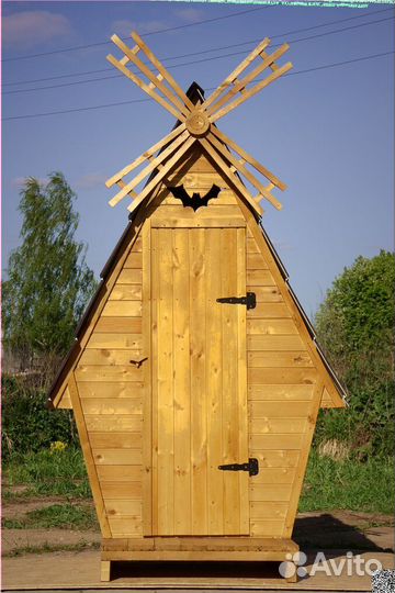 Дачный туалет с установкой