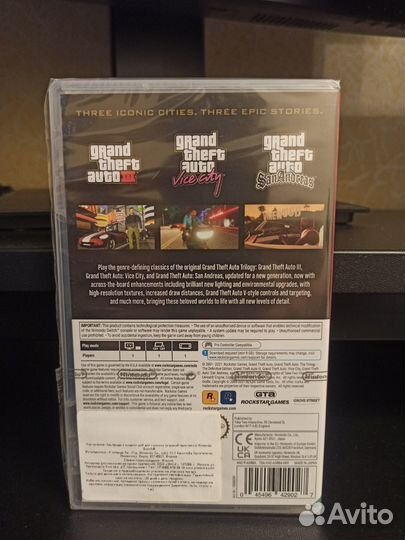 Игра для Nintendo Switch Take-Two Grand Theft Auto