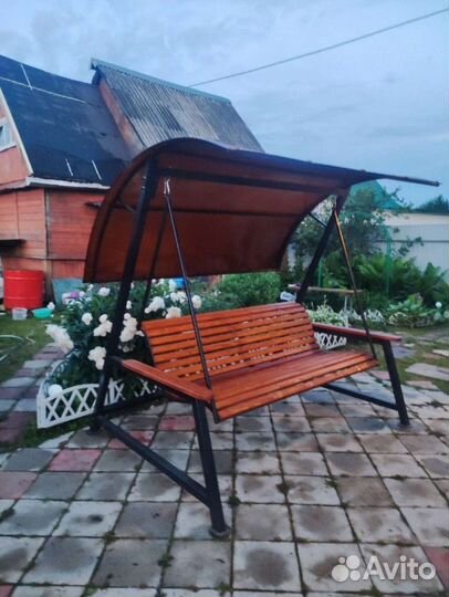 Садовые качели подвесные