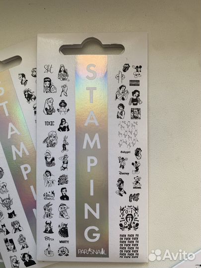 Пластины для стемпинга новые