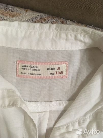 Рубашка Zara 128 см