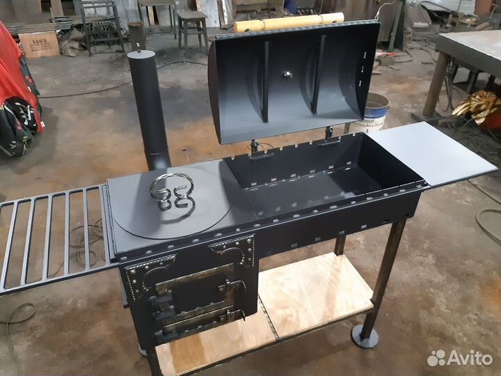 Гриль мангал барбекю коптильня под казан