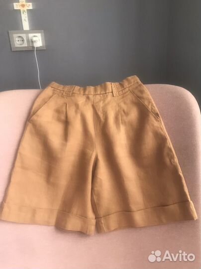 Шорты льняные benetton xs