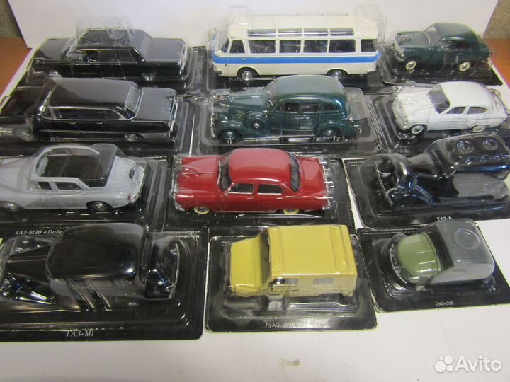 Модели 1:43 Автолегенды СССР и соцстран+журнал