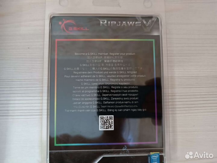 Оперативная память G.Skill 8gb 3200 ddr4