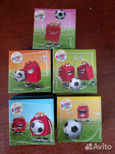 Макдональдс тату и магниты Хэппи мил