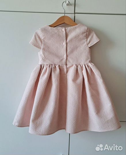 Платье нарядное mothercare 104 пудра розовый